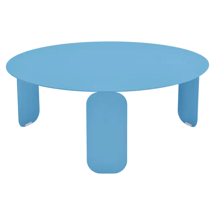 Fermob Bebop Table basse Ø 80cm Bleu maya E1