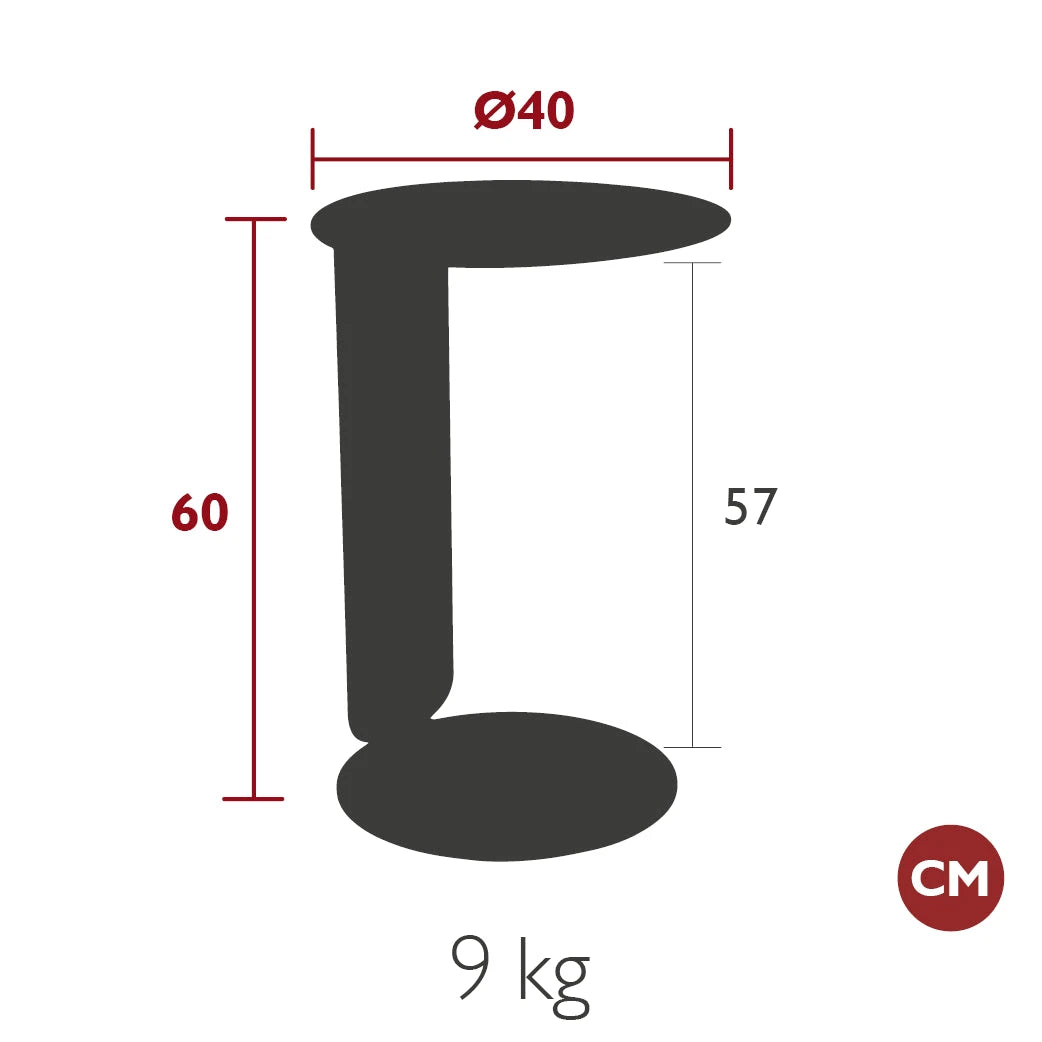 Fermob Bebop Table déportée Ø40cm - H: 60cm