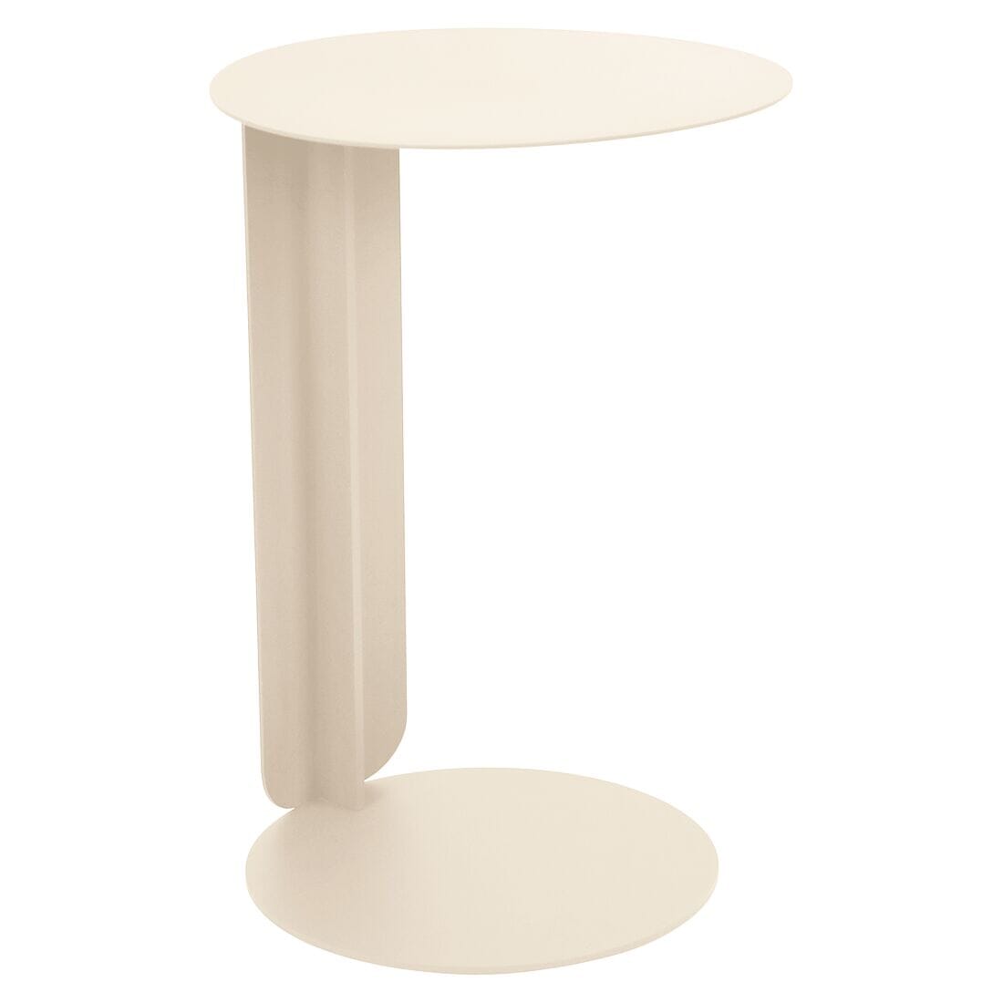 Fermob Bebop Table déportée Ø40cm H: 60cm Beige latte E8
