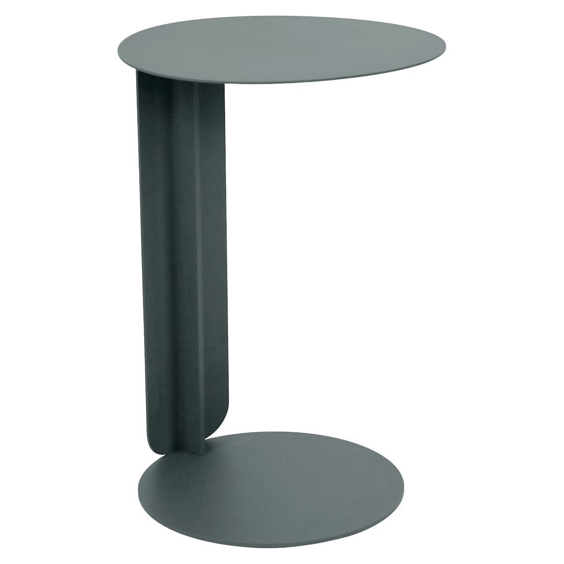 Fermob Bebop Table déportée Ø40cm - H: 60cm Gris orage 26