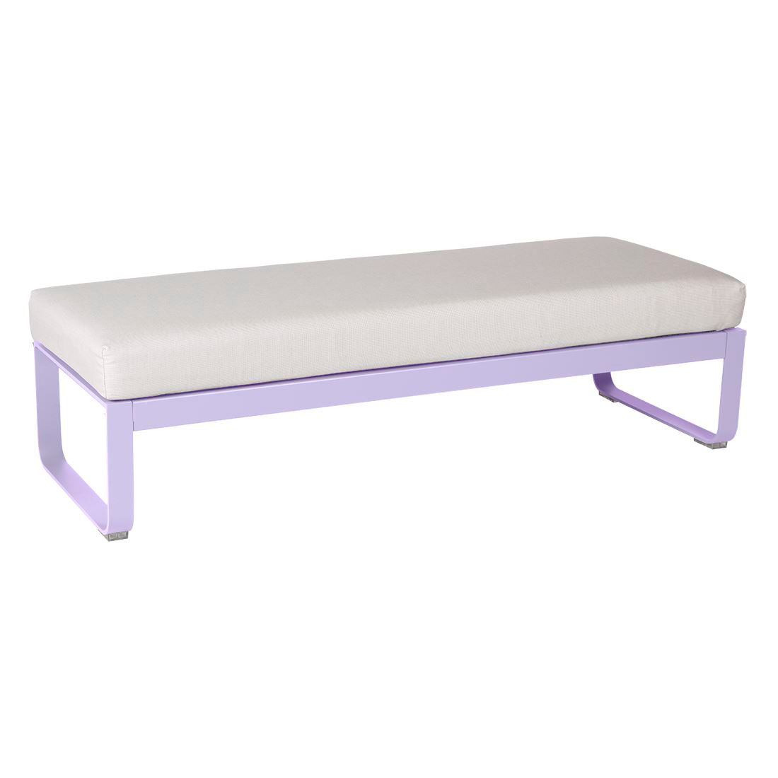 Fermob Bellevie Banquette 2 places Guimauve D1 Blanc grisé 81