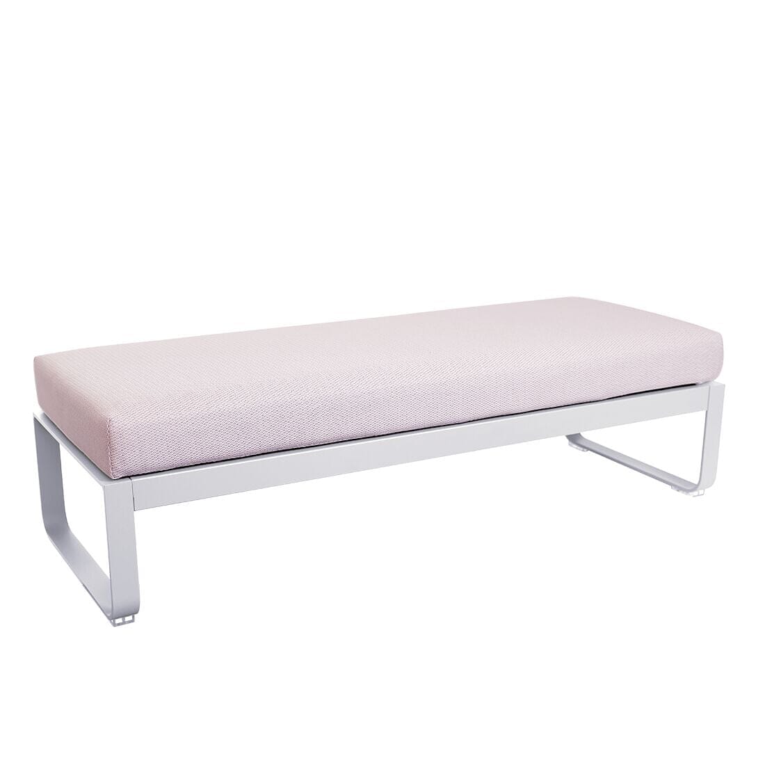 Fermob Bellevie Banquette 2 places Perle Blanc coton 01