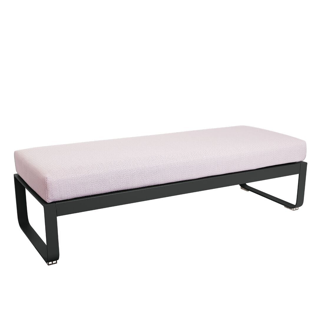 Fermob Bellevie Banquette 2 places Perle Carbone 47
