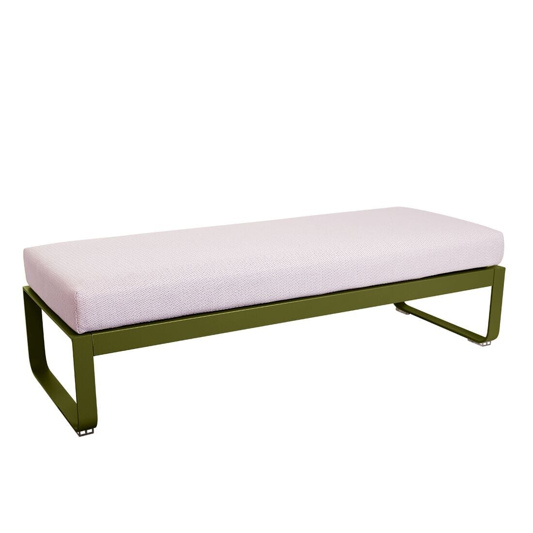 Fermob Bellevie Banquette 2 places Perle Pesto D3