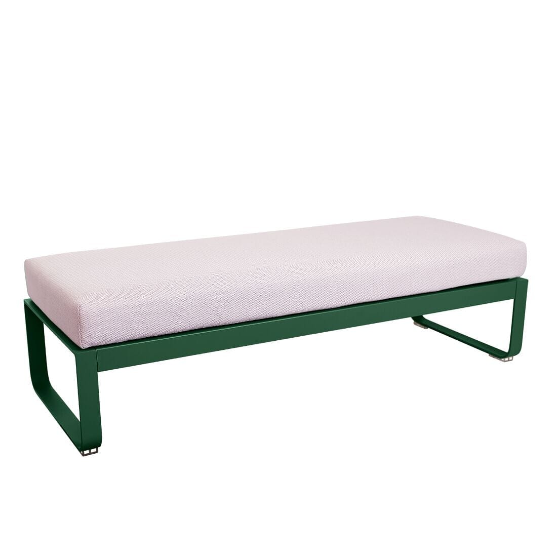 Fermob Bellevie Banquette 2 places Perle Vert cèdre 02