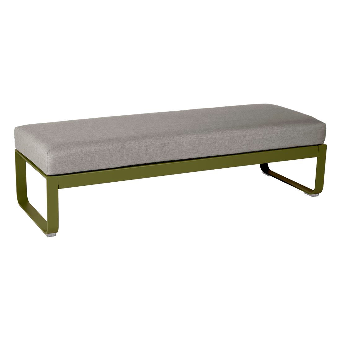 Fermob Bellevie Banquette 2 places Pesto D3 Taupe grisé B8