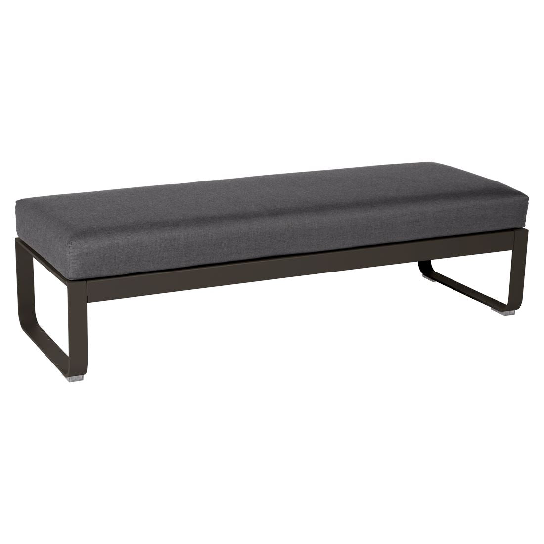 Fermob Bellevie Banquette 2 places Tonka E3 Gris graphite A3