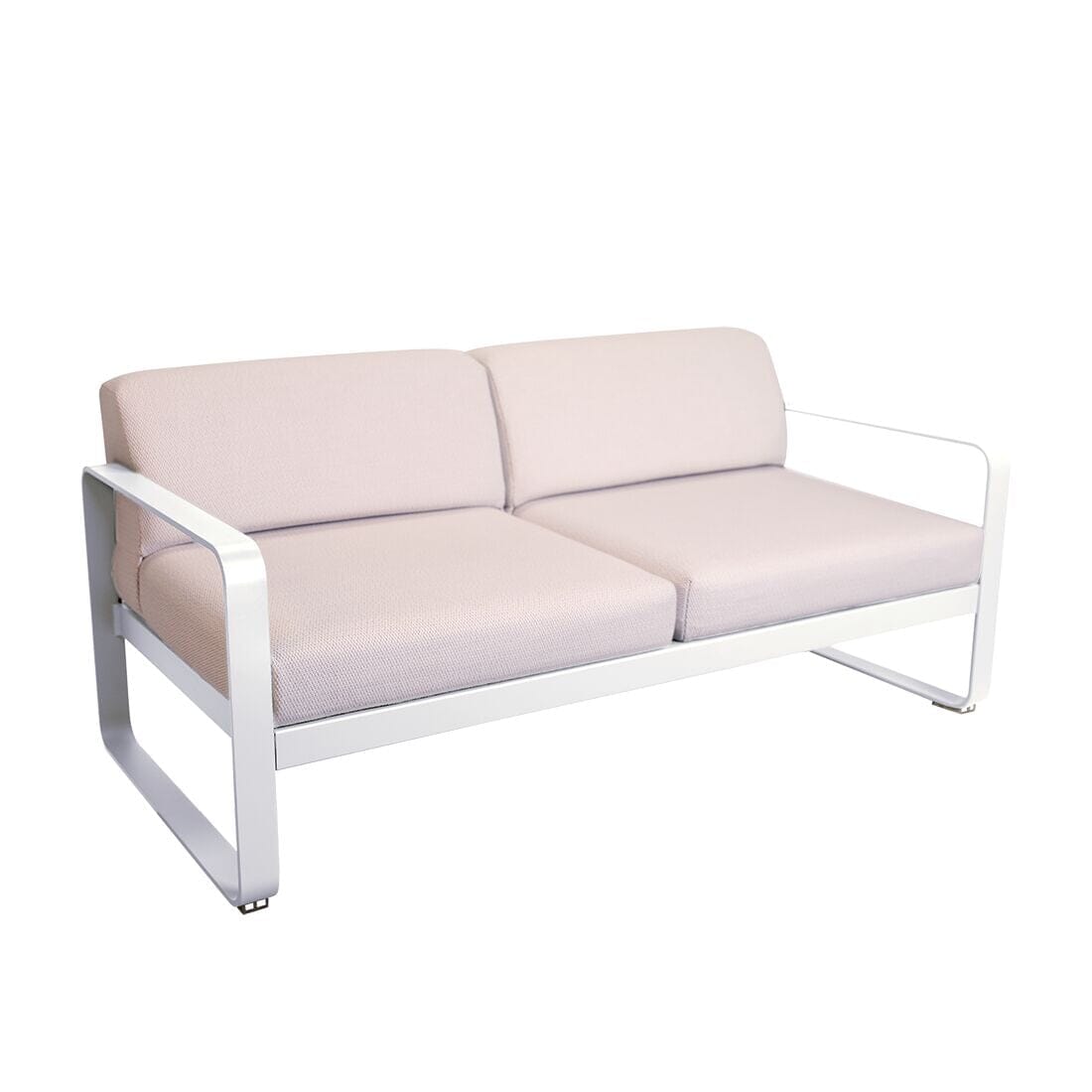 Fermob Bellevie Canapé 2 places Perle Blanc coton 01