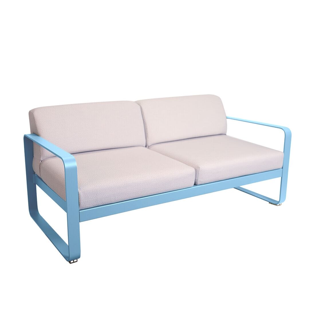 Fermob Bellevie Canapé 2 places Perle Bleu maya E1