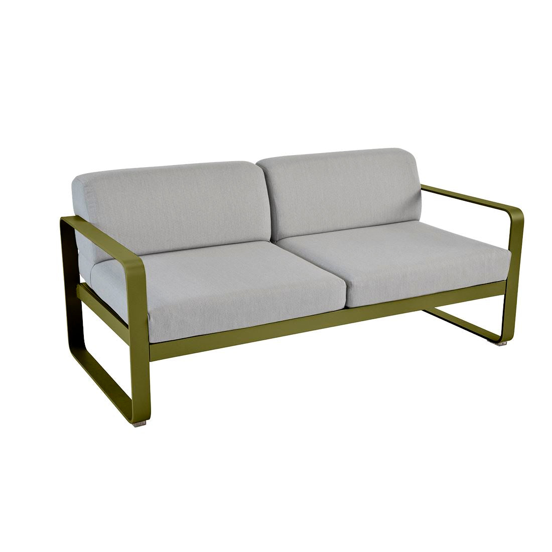 Fermob Bellevie Canapé 2 places Pesto D3 Gris flanelle 79
