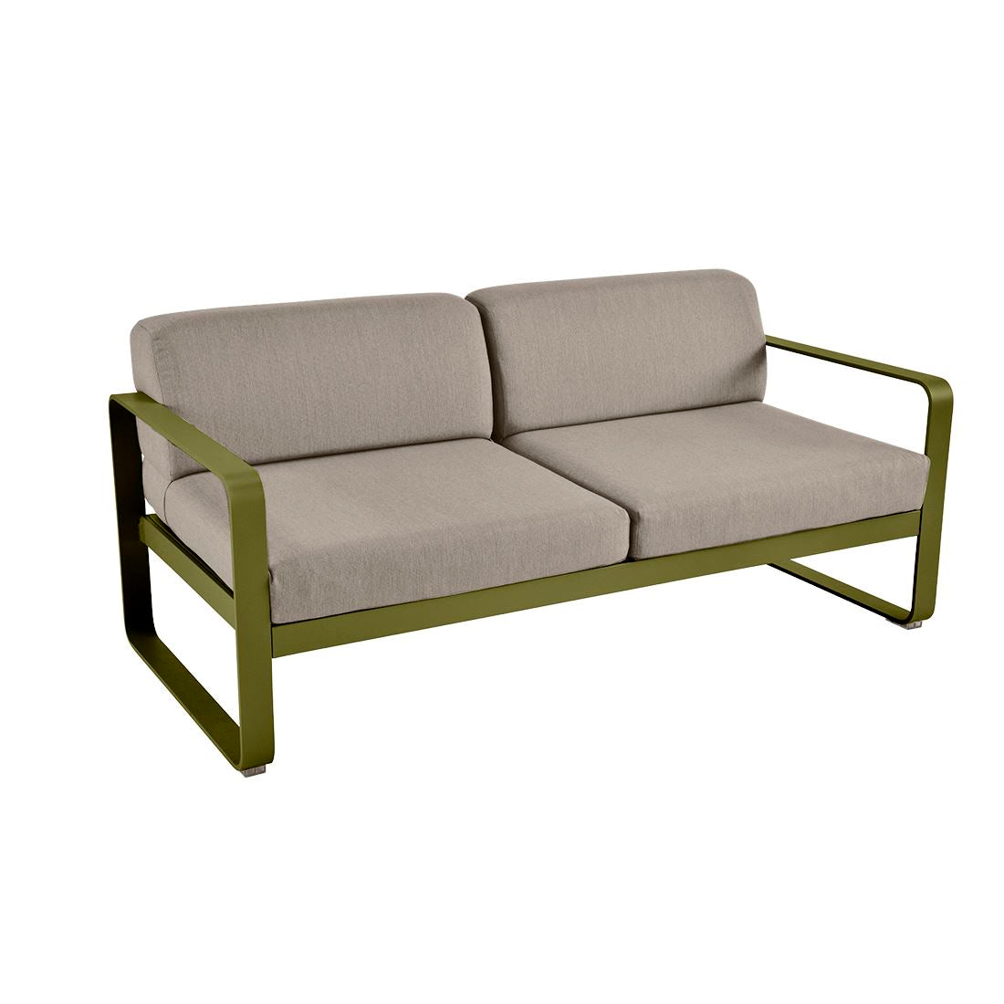 Fermob Bellevie Canapé 2 places Pesto D3 Taupe grisé B8