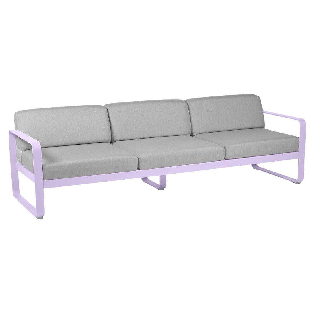 Fermob Bellevie Canapé 3 places Guimauve D1 Gris flanelle 79