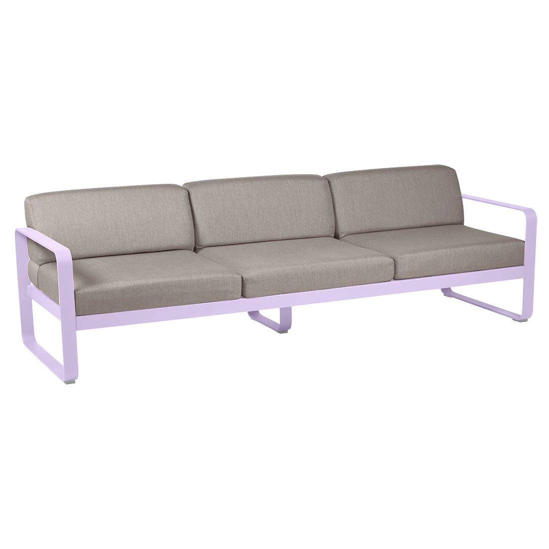 Fermob Bellevie Canapé 3 places Guimauve D1 Taupe grisé B8