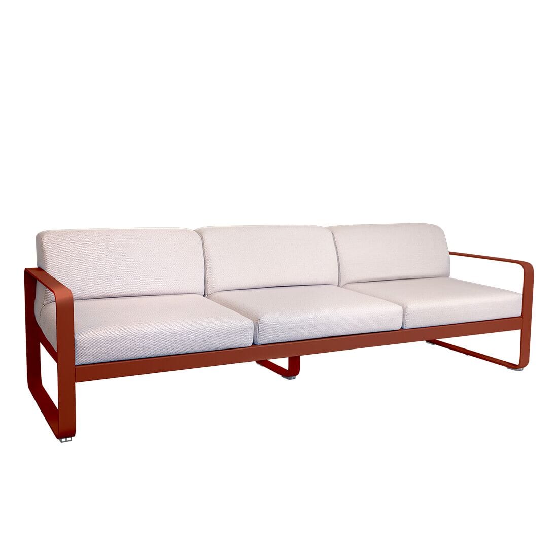 Fermob Bellevie Canapé 3 places Perle Ocre rouge 20