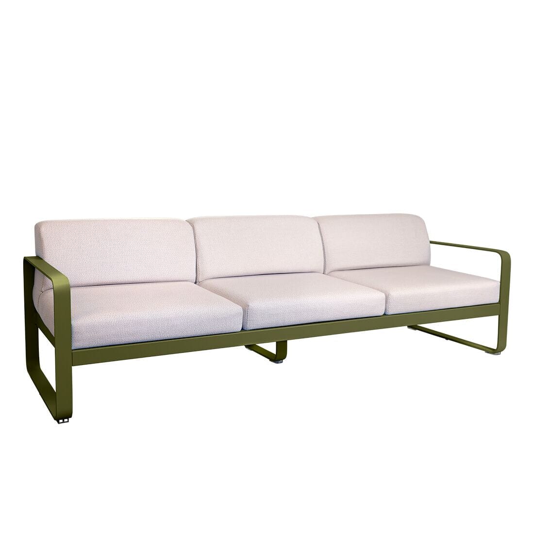 Fermob Bellevie Canapé 3 places Perle Pesto D3