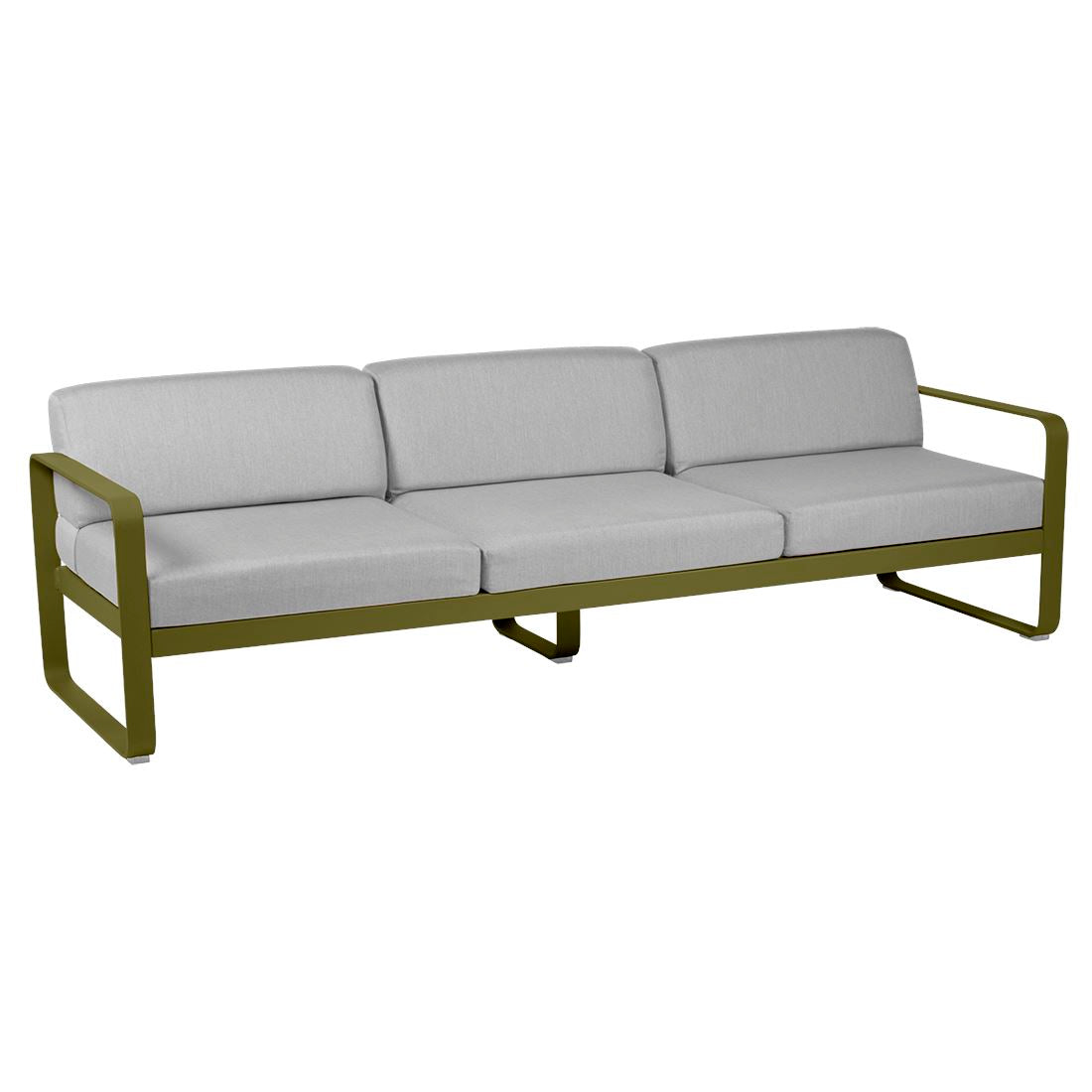 Fermob Bellevie Canapé 3 places Pesto D3 Gris flanelle 79