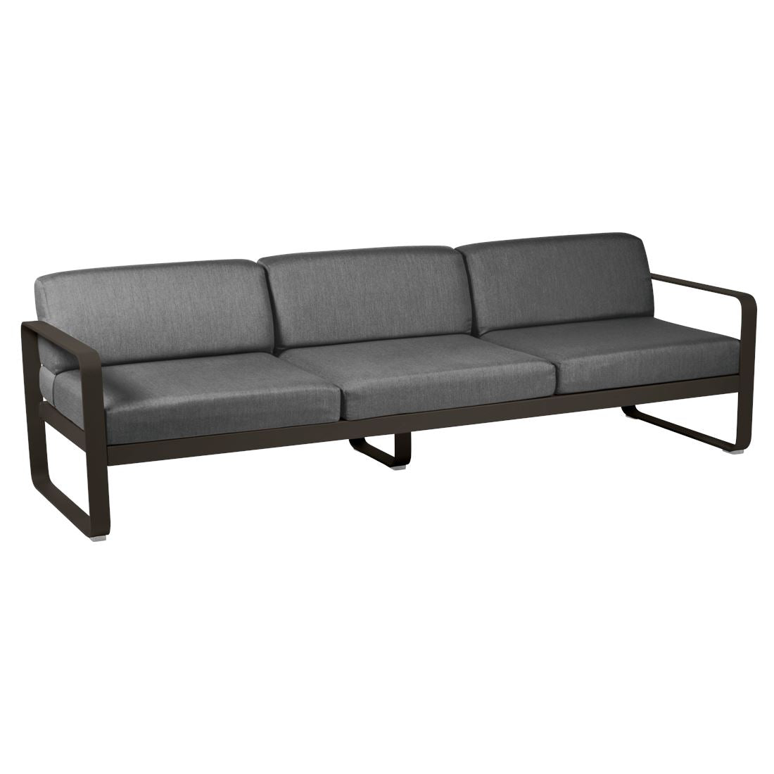 Fermob Bellevie Canapé 3 places Tonka E3 Gris graphite A3