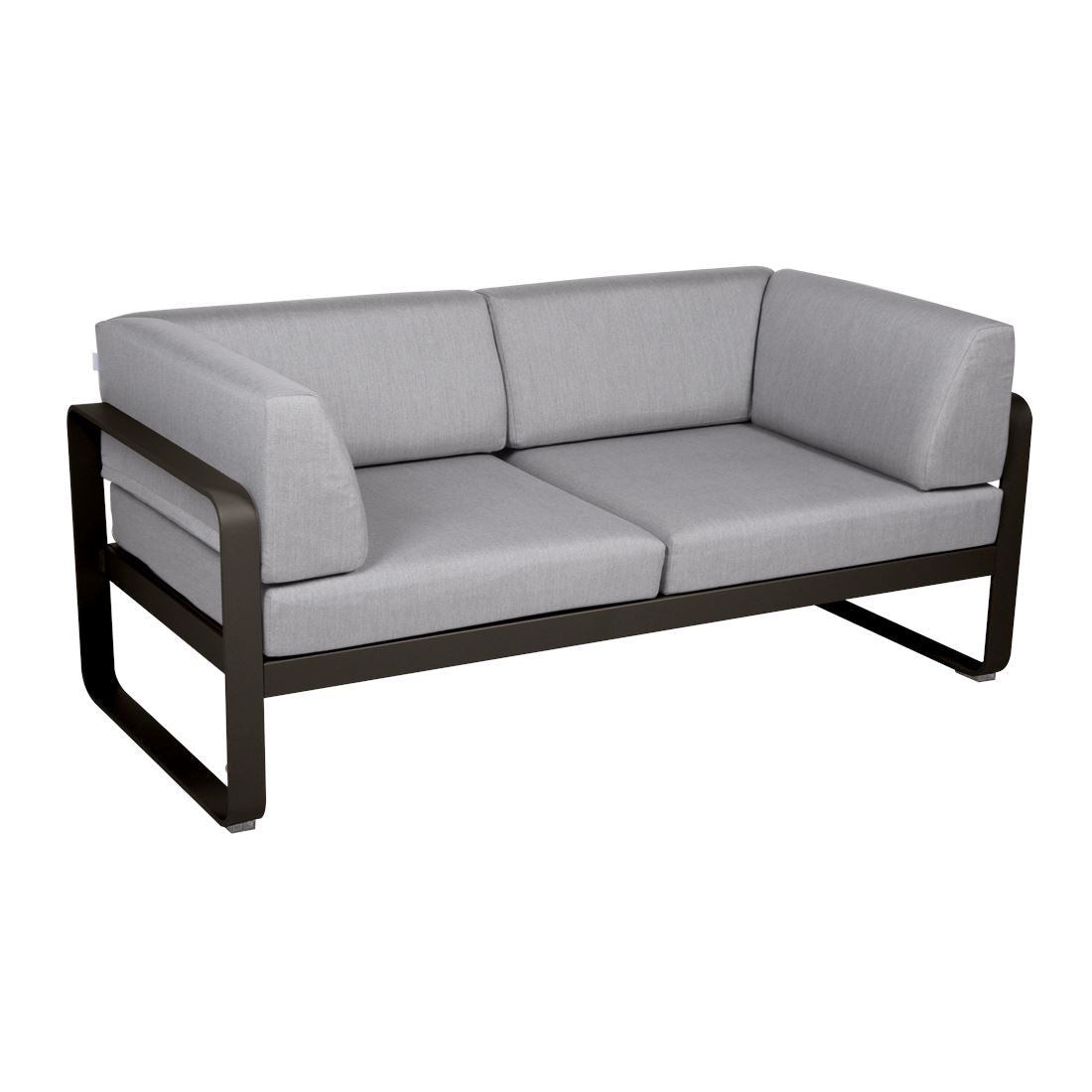 Fermob Bellevie Canapé Club 2 places Tonka E3 Gris flanelle 79
