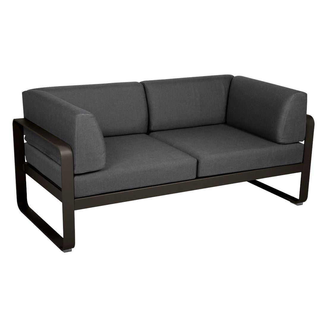Fermob Bellevie Canapé Club 2 places Tonka E3 Gris graphite A3