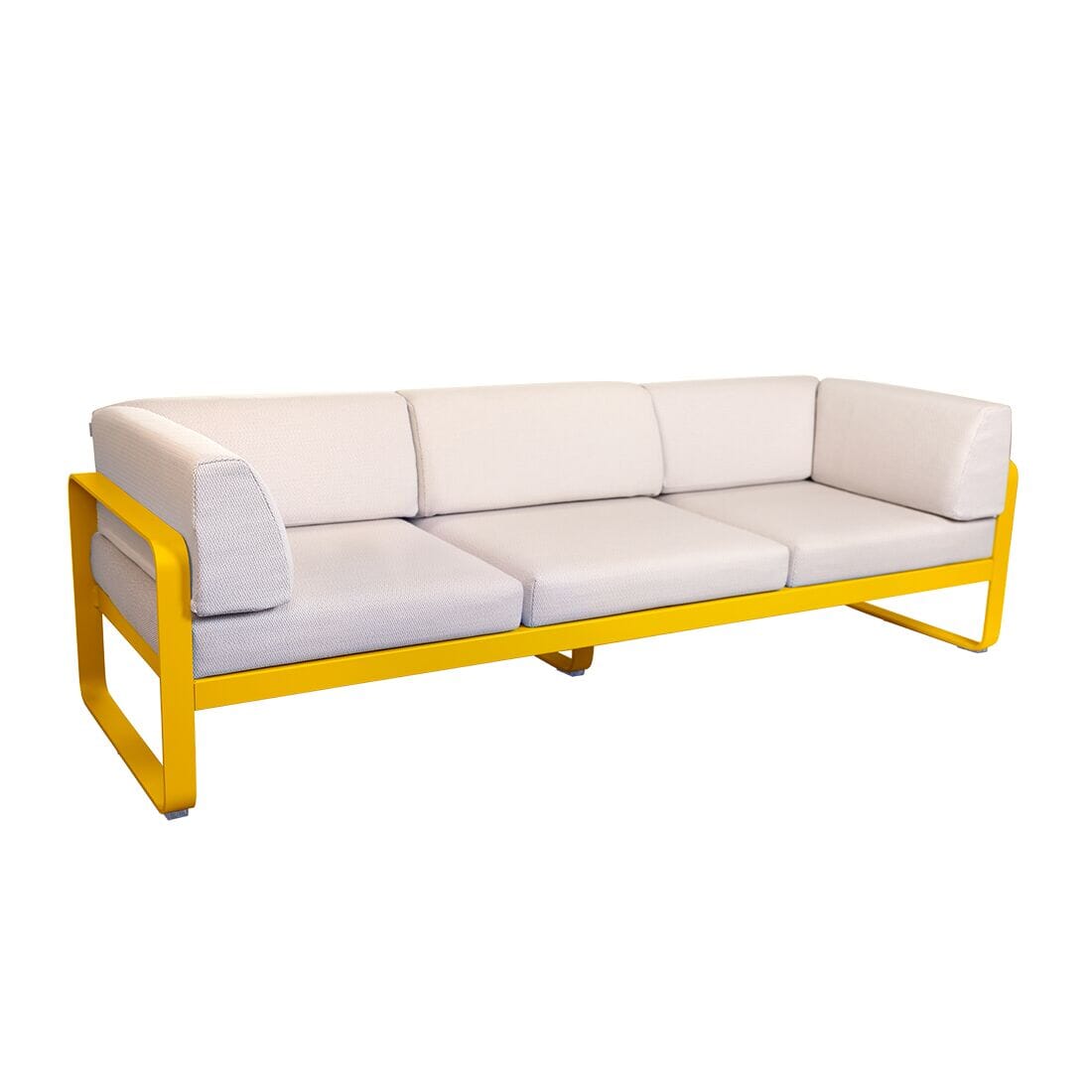 Fermob Bellevie Canapé club 3 places Perle Miel C6