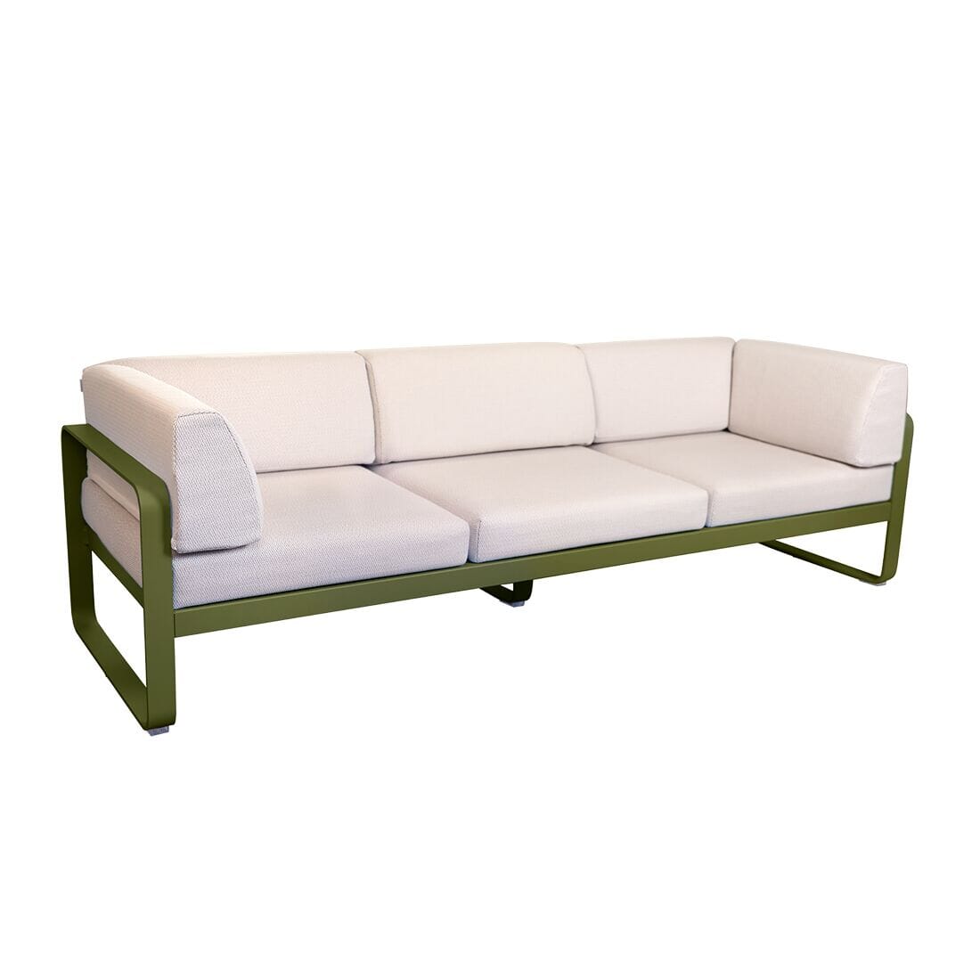 Fermob Bellevie Canapé club 3 places Perle Pesto D3