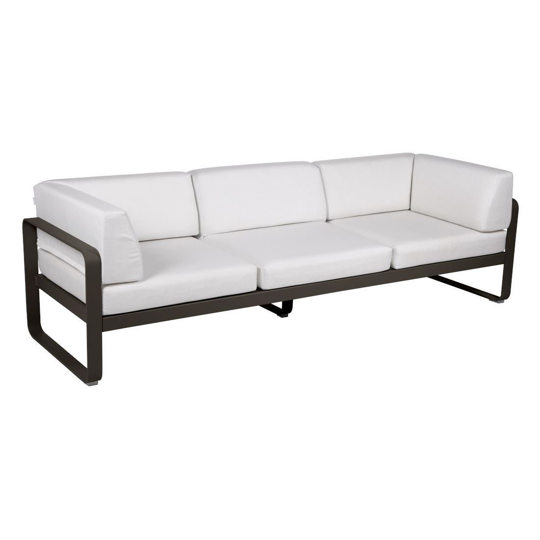 Fermob Bellevie Canapé club 3 places Tonka E3 Blanc grisé 81