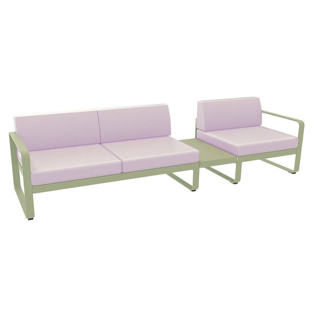 Fermob Bellevie Composition 1B Vert tilleul 65 Perle D4