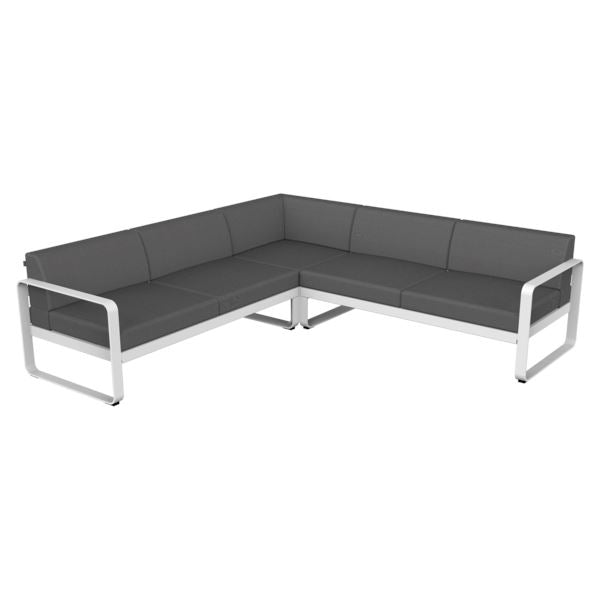 Fermob Bellevie Composition 2 Blanc coton 01 Gris flanelle 79