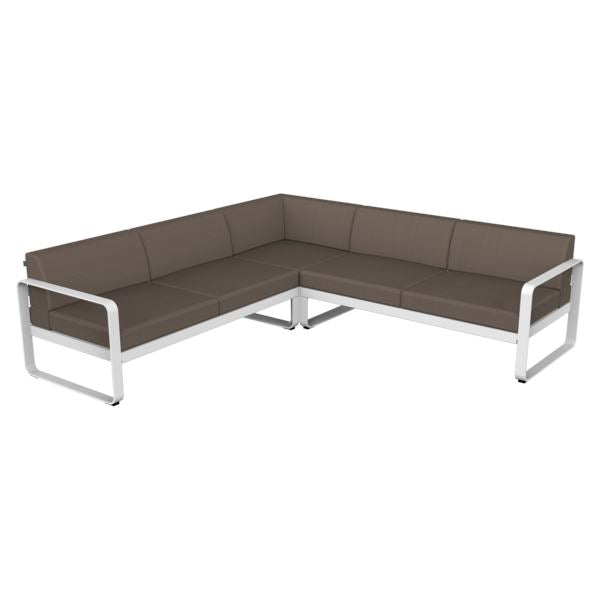 Fermob Bellevie Composition 2 Blanc coton 01 Taupe grisé B8