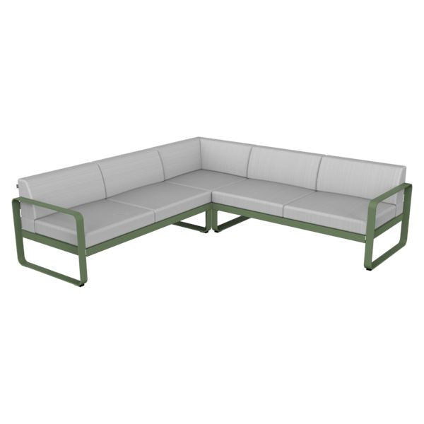 Fermob Bellevie Composition 2 Cactus 82 Blanc grisé 81