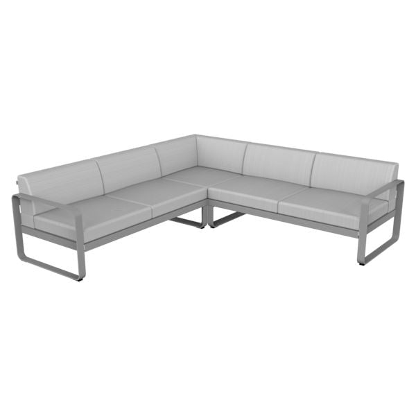 Fermob Bellevie Composition 2 Gris lapilli C7 Blanc grisé 81