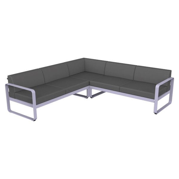 Fermob Bellevie Composition 2 Guimauve D1 Gris flanelle 79