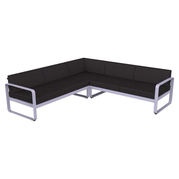 Fermob Bellevie Composition 2 Guimauve D1 Gris graphite A3