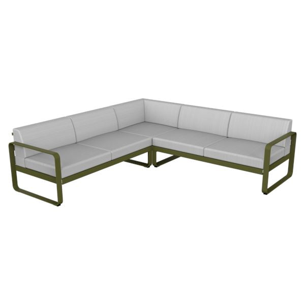 Fermob Bellevie Composition 2 Pesto D3 Blanc grisé 81