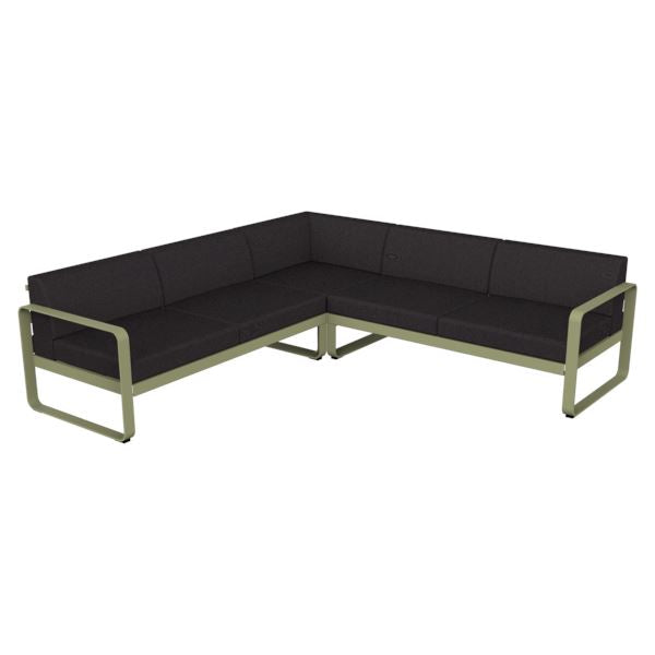 Fermob Bellevie Composition 2 Vert tilleul 65 Gris graphite A3