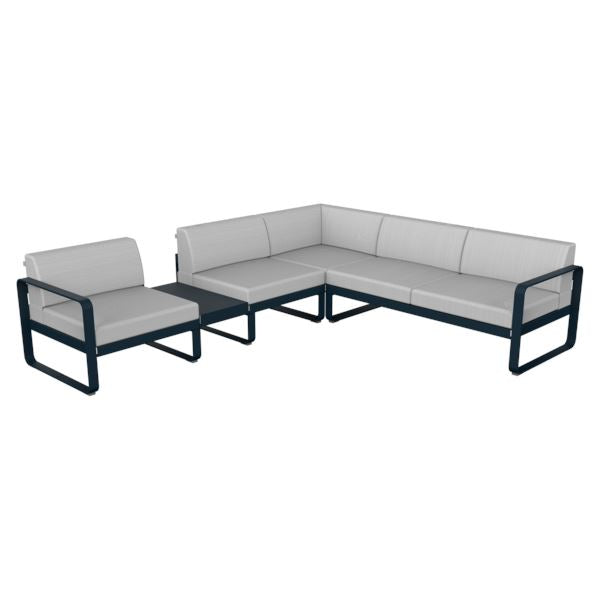 Fermob Bellevie Composition 3A Bleu abysse 92 Blanc grisé 81