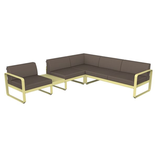 Fermob Bellevie Composition 3A Citron givré A6 Taupe grisé B8