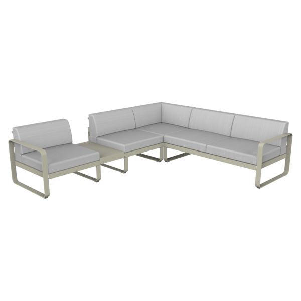 Fermob Bellevie Composition 3A Gris argile A5 Blanc grisé 81