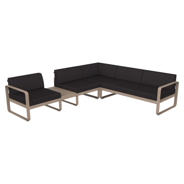 Fermob Bellevie Composition 3A Muscade 14 Gris graphite A3