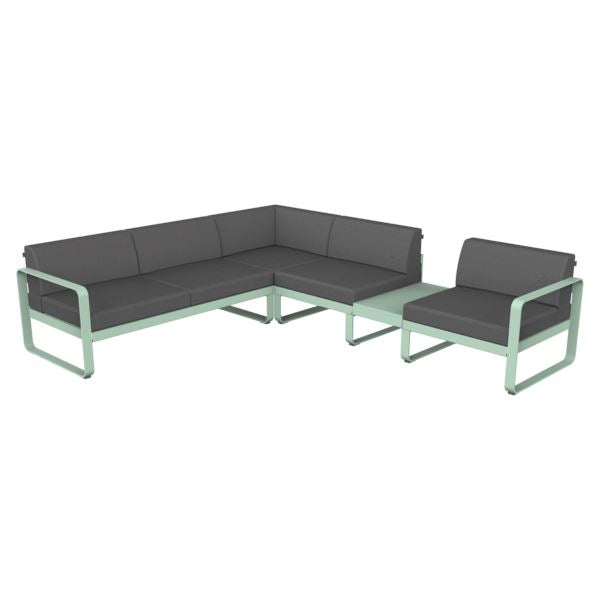 Fermob Bellevie Composition 3B Menthe glaciale A7 Gris flanelle 79