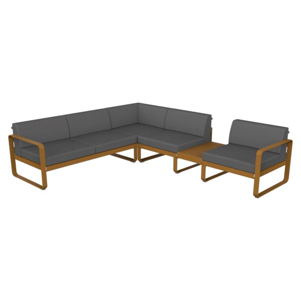 Fermob Bellevie Composition 3B Pain d'épices D2 Gris flanelle 79