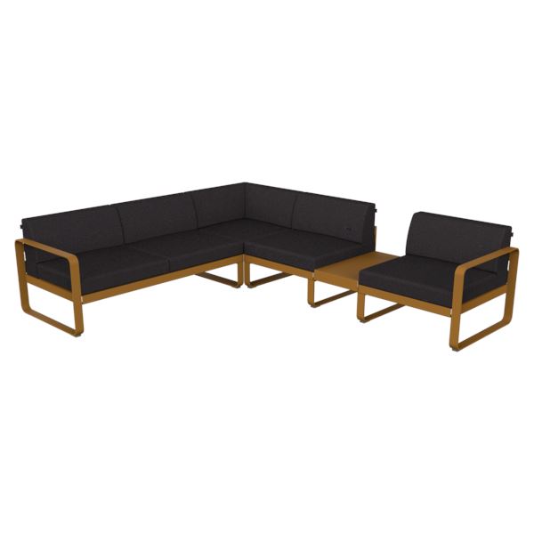 Fermob Bellevie Composition 3B Pain d'épices D2 Gris graphite A3