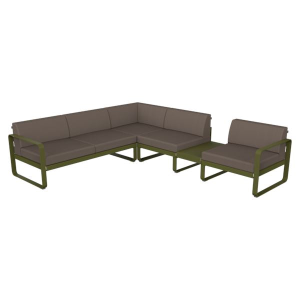 Fermob Bellevie Composition 3B Pesto D3 Taupe grisé B8