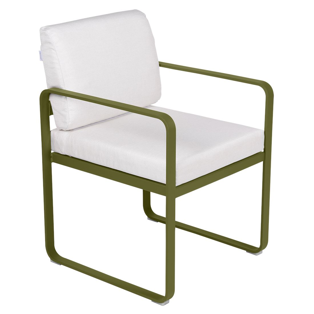 Fermob Bellevie Fauteuil Repas 2022 Pesto D3 Blanc grisé 81