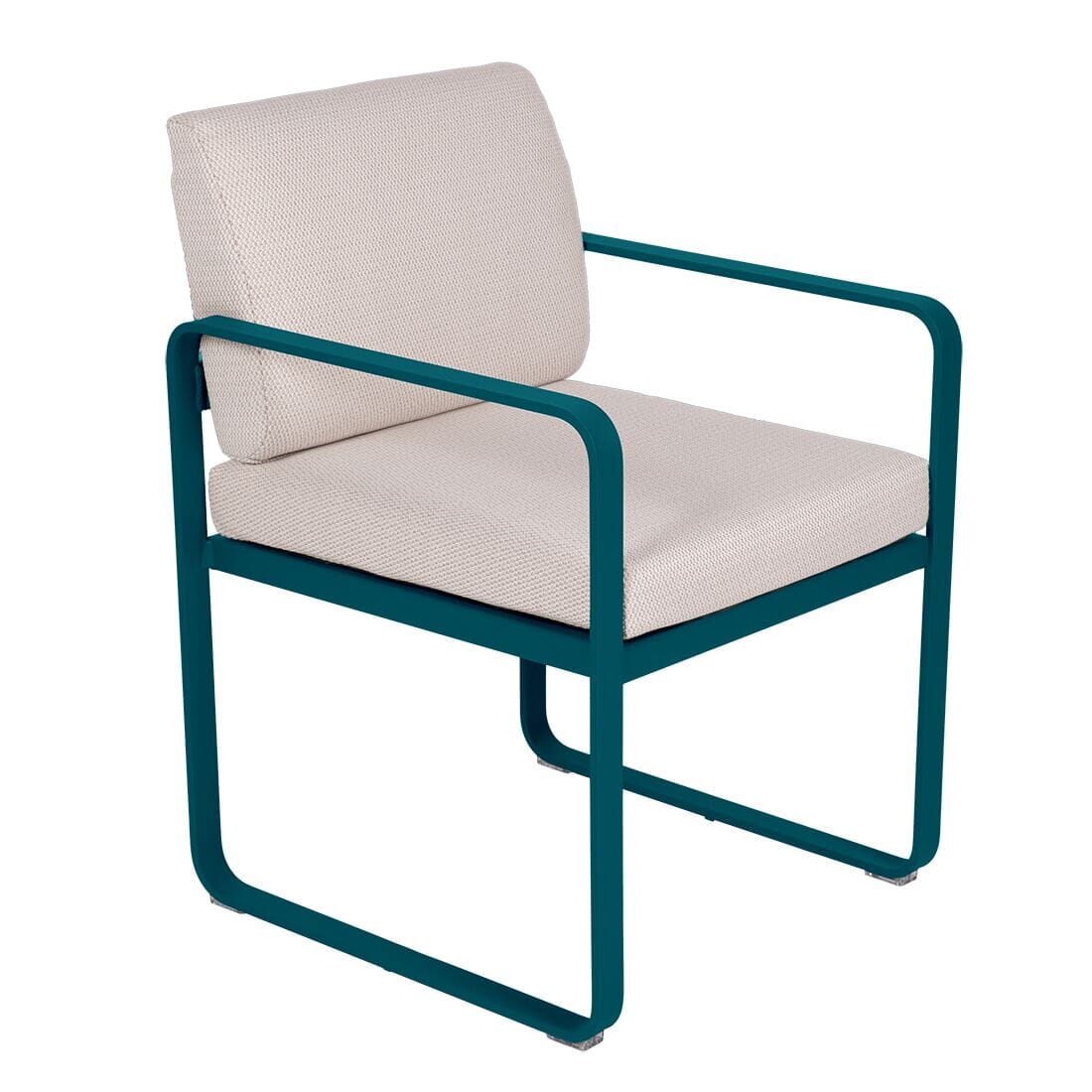 Fermob Bellevie Fauteuil Repas Perle Bleu acapulco 21