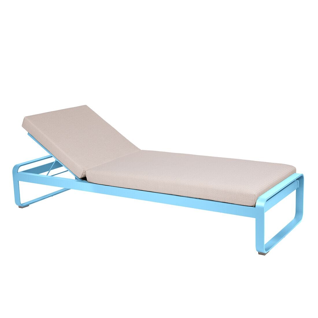Fermob Bellevie Lit de soleil Perle Bleu maya E1