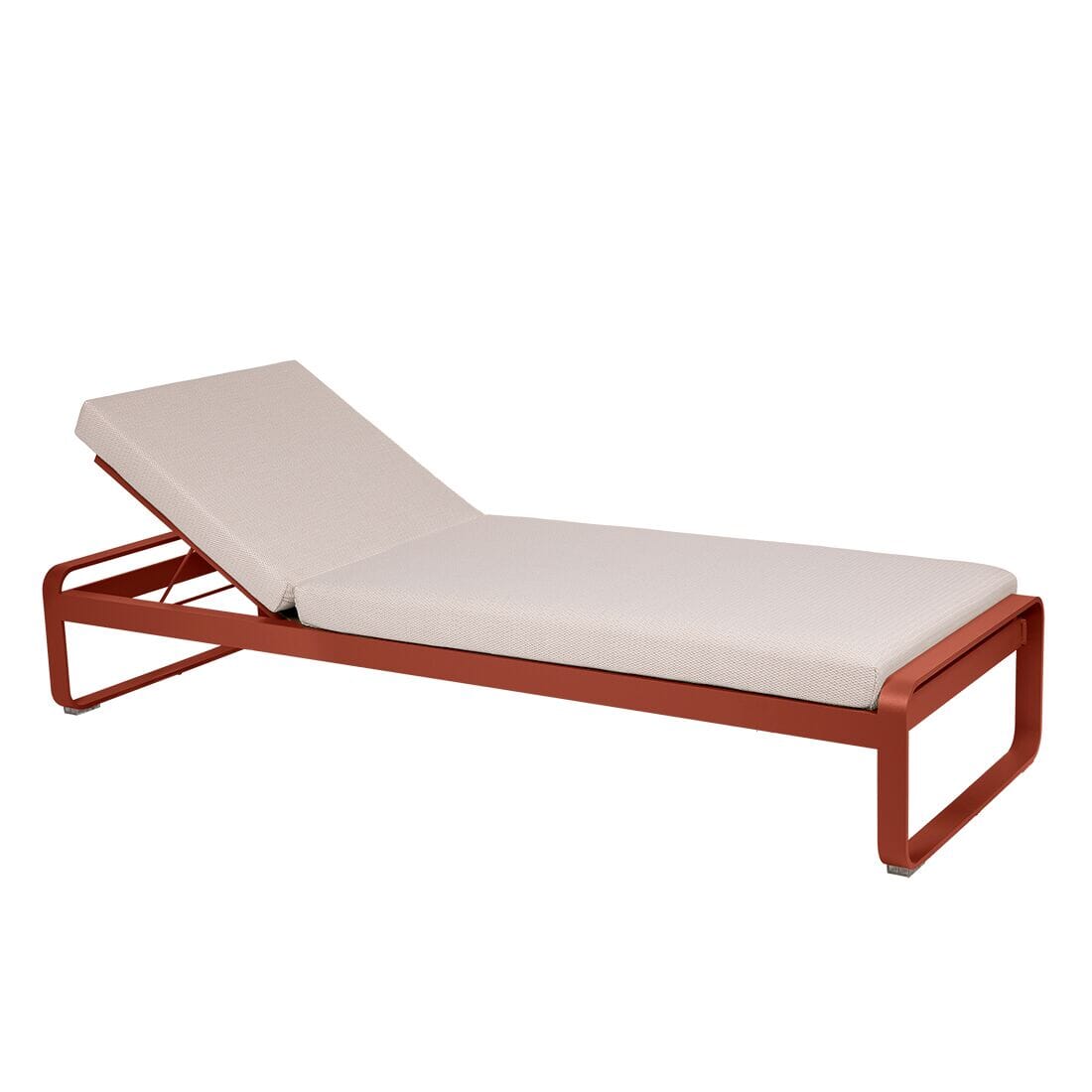 Fermob Bellevie Lit de soleil Perle Ocre rouge 20