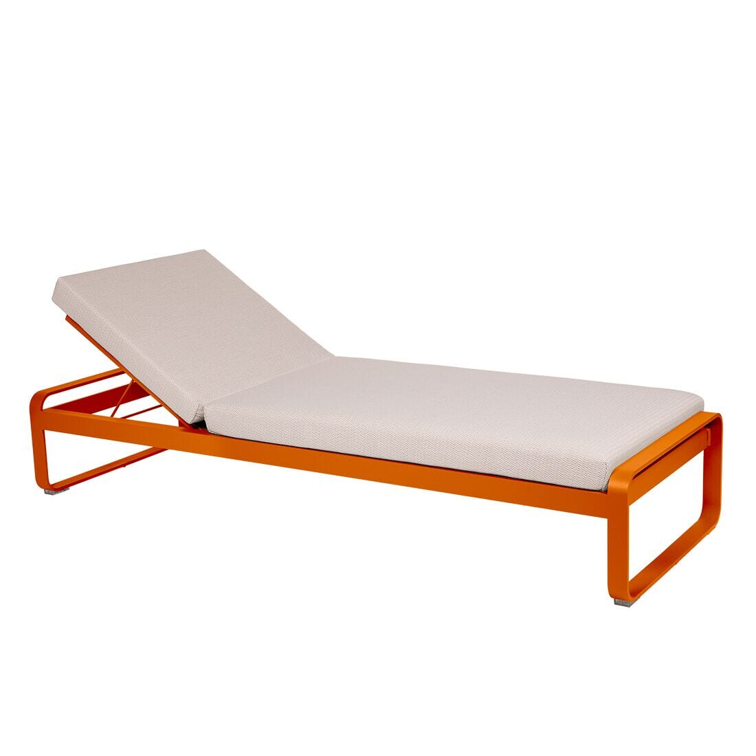 Fermob Bellevie Lit de soleil Perle Orange confite E2