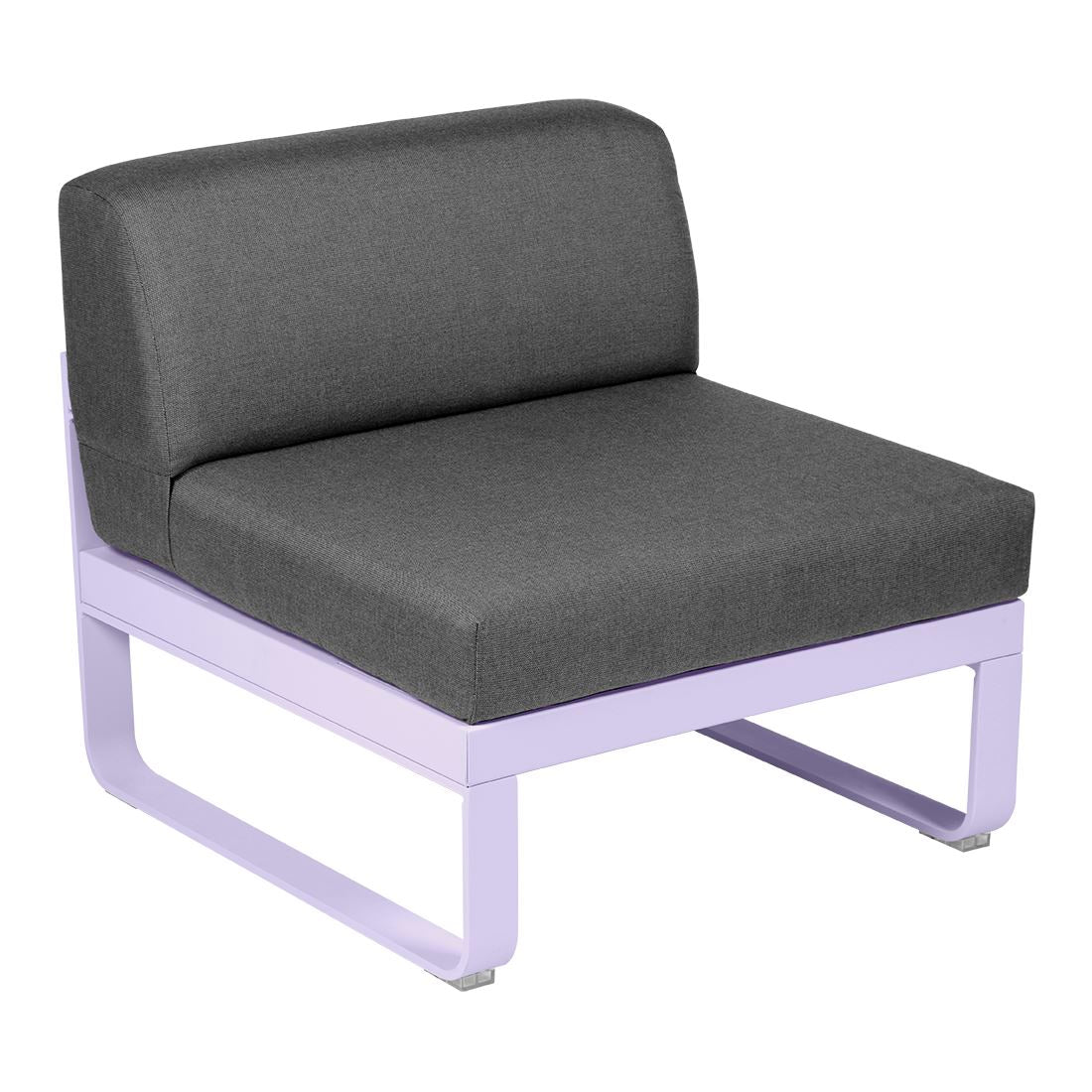 Fermob Bellevie Module central 1 place Guimauve D1 Gris graphite A3