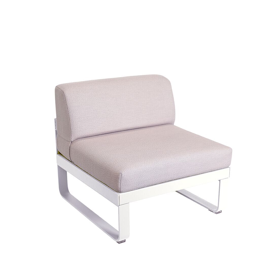 Fermob Bellevie Module central 1 place Perle Blanc coton 01